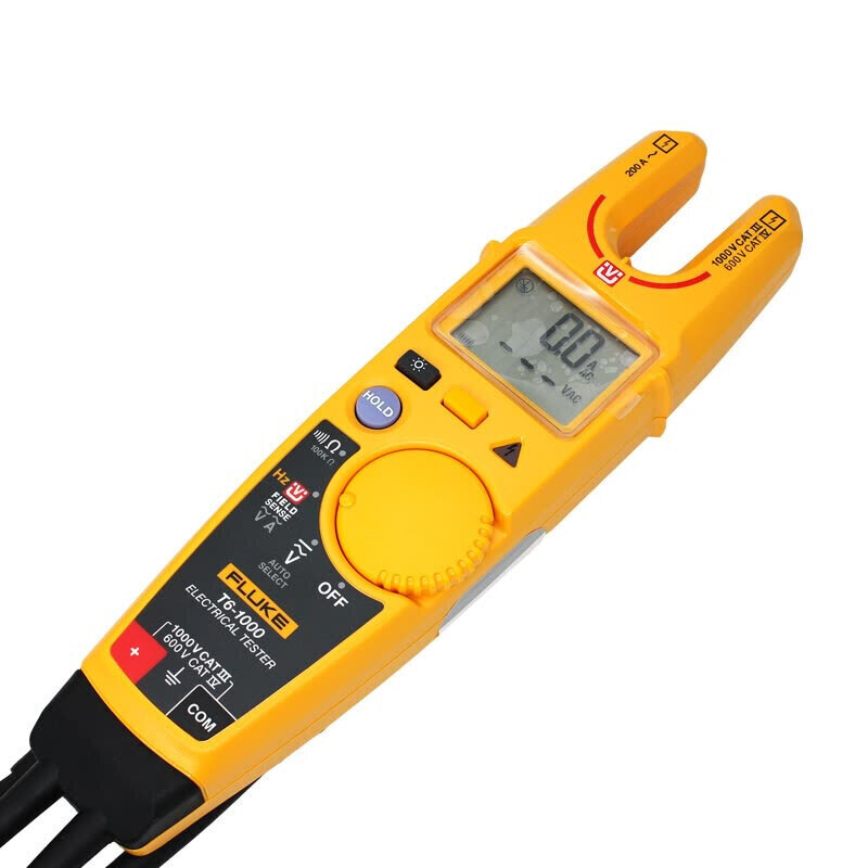 Fluke T6-1000 Clamp meter Electrical Tester FieldSense Technology&carry case