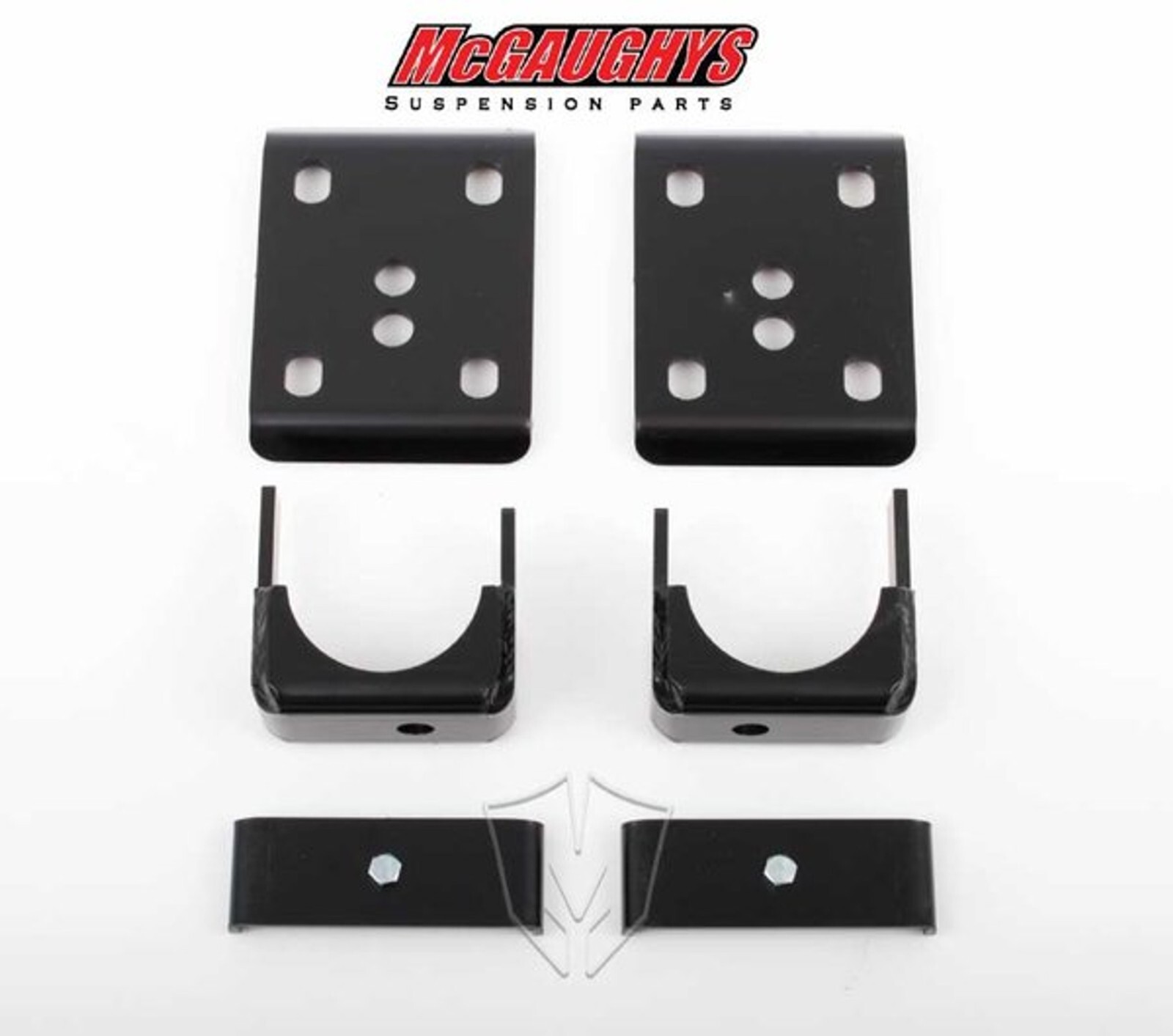 McGaughys 2.5"/4" Drop Silverado 2019-2025 1500 Complete Lowering Kit w/ Shocks