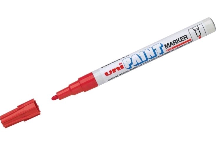 MARKAL FINE LINE PRO-LINE MARKER RED