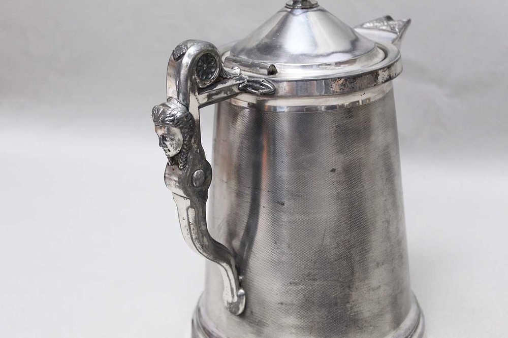 1868 Large Ice Water Pitcher Meriden Co . ANT247