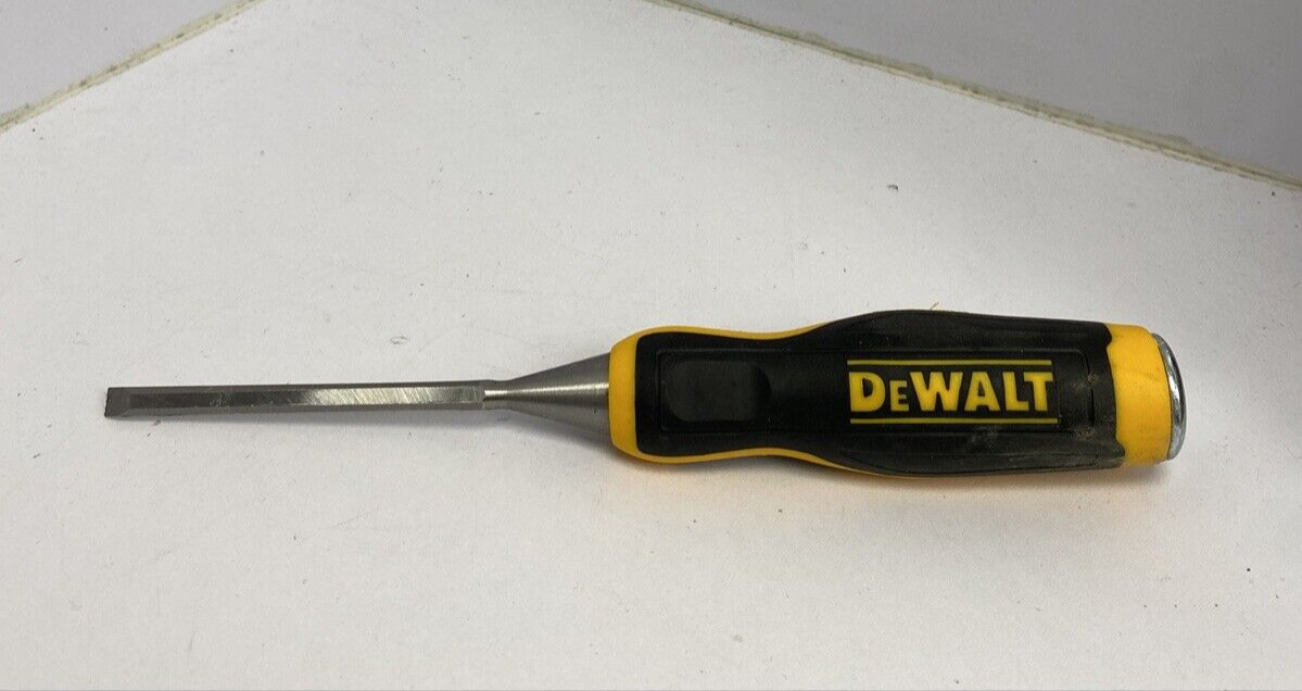 DEWALT 1/4 in. 6mm Wood Chisel Used Hand Tool, Free Shipping