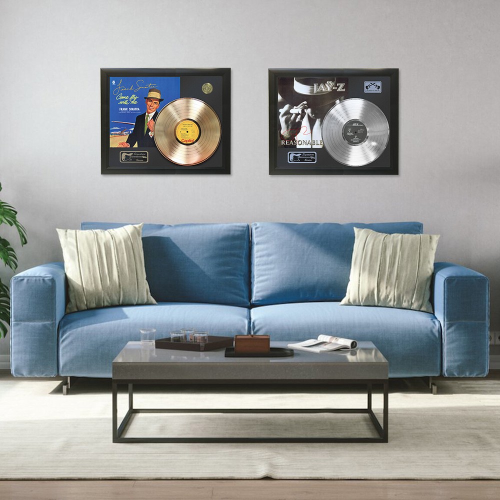 KISS Dynasty Framed Legends Of Music Gold LP Record Display