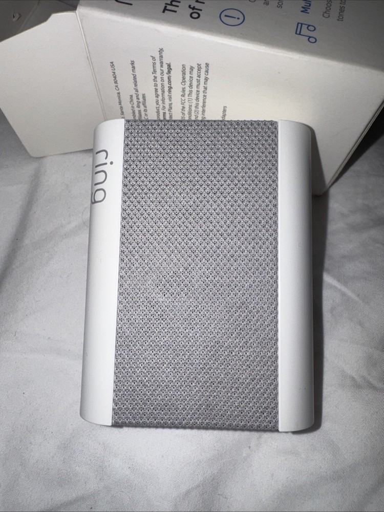 Ring Door Chime Plug In Device White