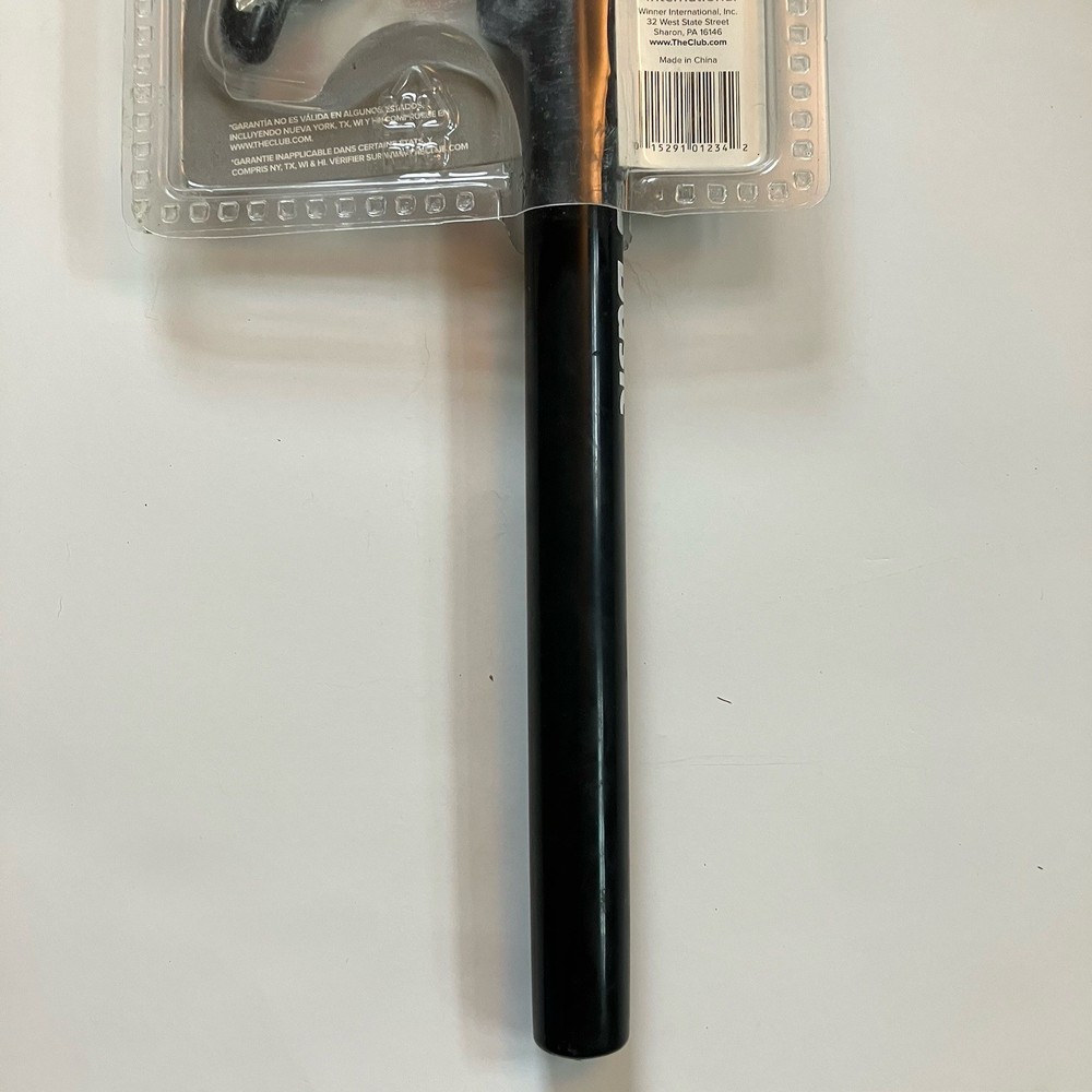 The Club 1234 Basic Steering Wheel Lock High Security Black Anti Theft Device