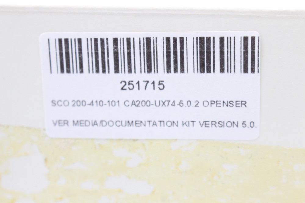 SCO OPENSERVER VERSION 5 Release ToolWare 1 INTERNATIONAL Media Kit Retail Box