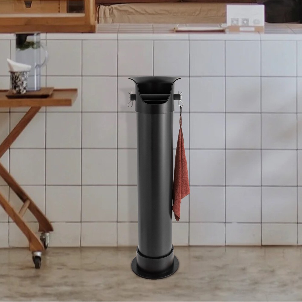 Coffee Grounds Bucket Knock Box For Coffee Grounds Floor Standing Removable Base