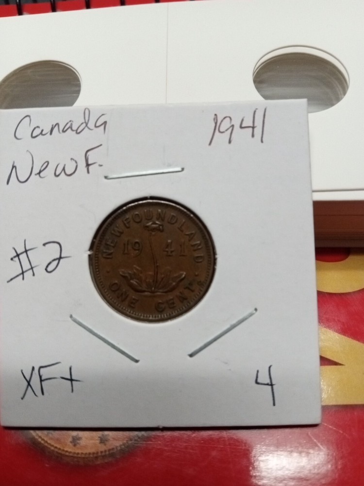 1941 Small Cent Canada New Foundland #2