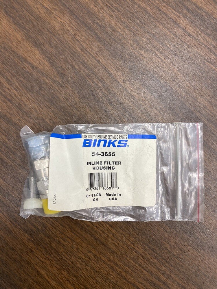 Binks 54-3655 INLINE FILTER HOUSING