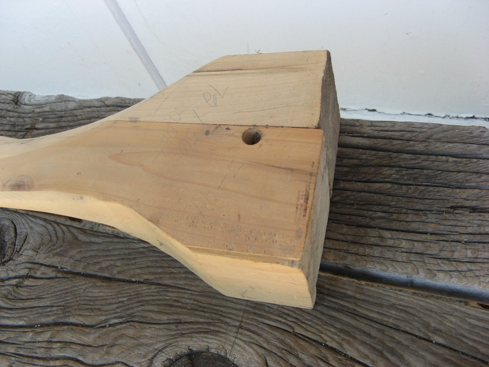 WOOD AIRPLANE PROPELLER MASTER PATTERN-one blade for 6ft -Prototype Forming Jig