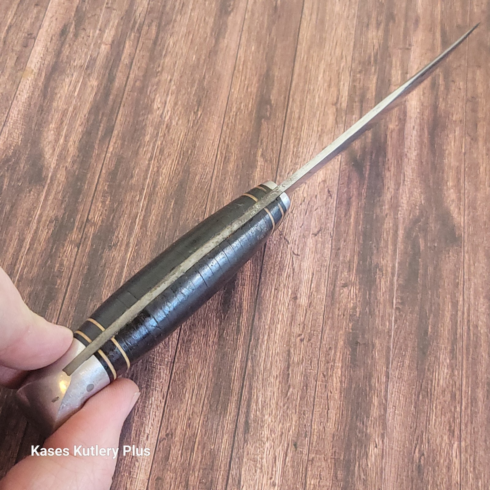 Western Hunters Fixed Blade Knife Made In Boulder Colo USA W/Sheath