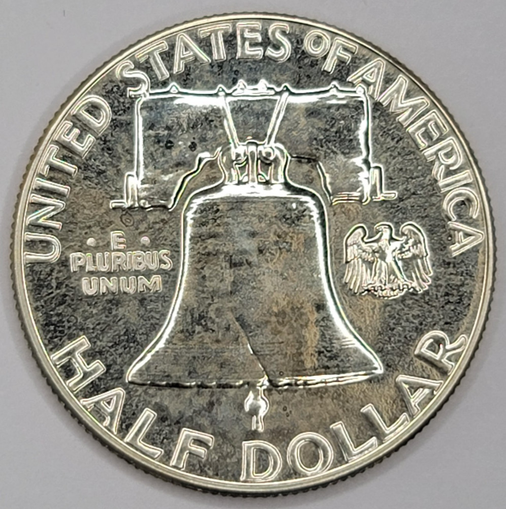 1957 Gem Proof Franklin Half Dollar 90% Silver