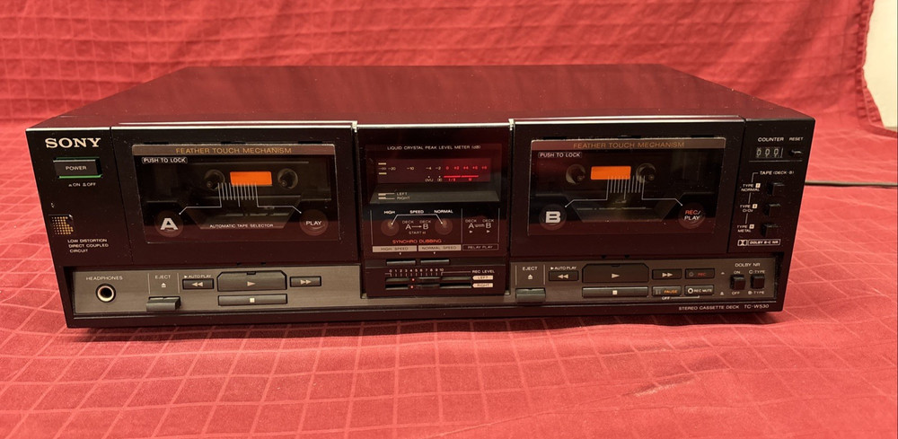 Sony Dual Cassette Deck TC-W530