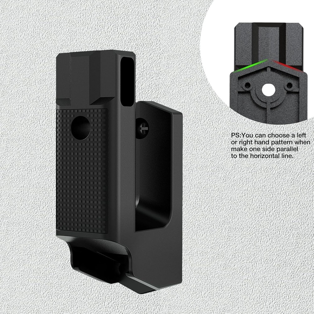 Versatile Low Profile Glock Gun Mount with Mag Holder – Secure Storage Solution