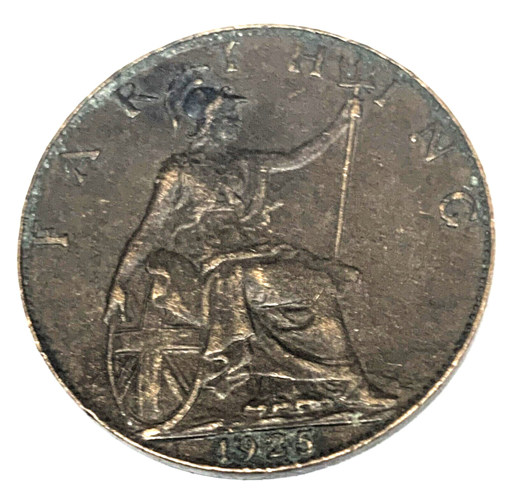 # C9215    GREAT BRITAIN     COIN,     FARTHING     1925