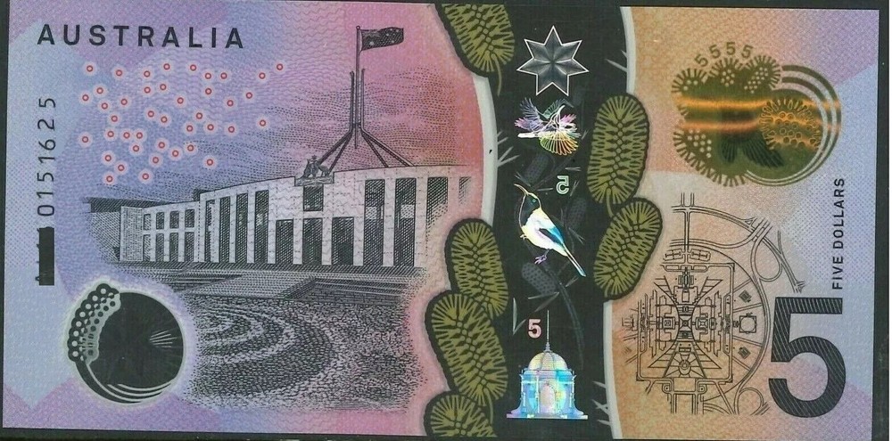 2016 Australian Consecutive Pair $5 CC16 0359485-86 1st Next Generation Polymers