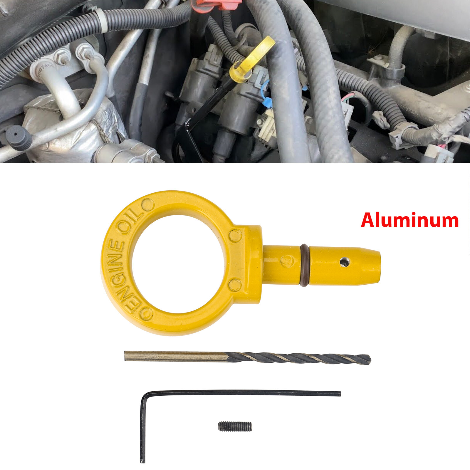 Oil Level Dipstick Dip Stick Repair Handle kit For Chrysler Jeep Dodge Ram V6 V8