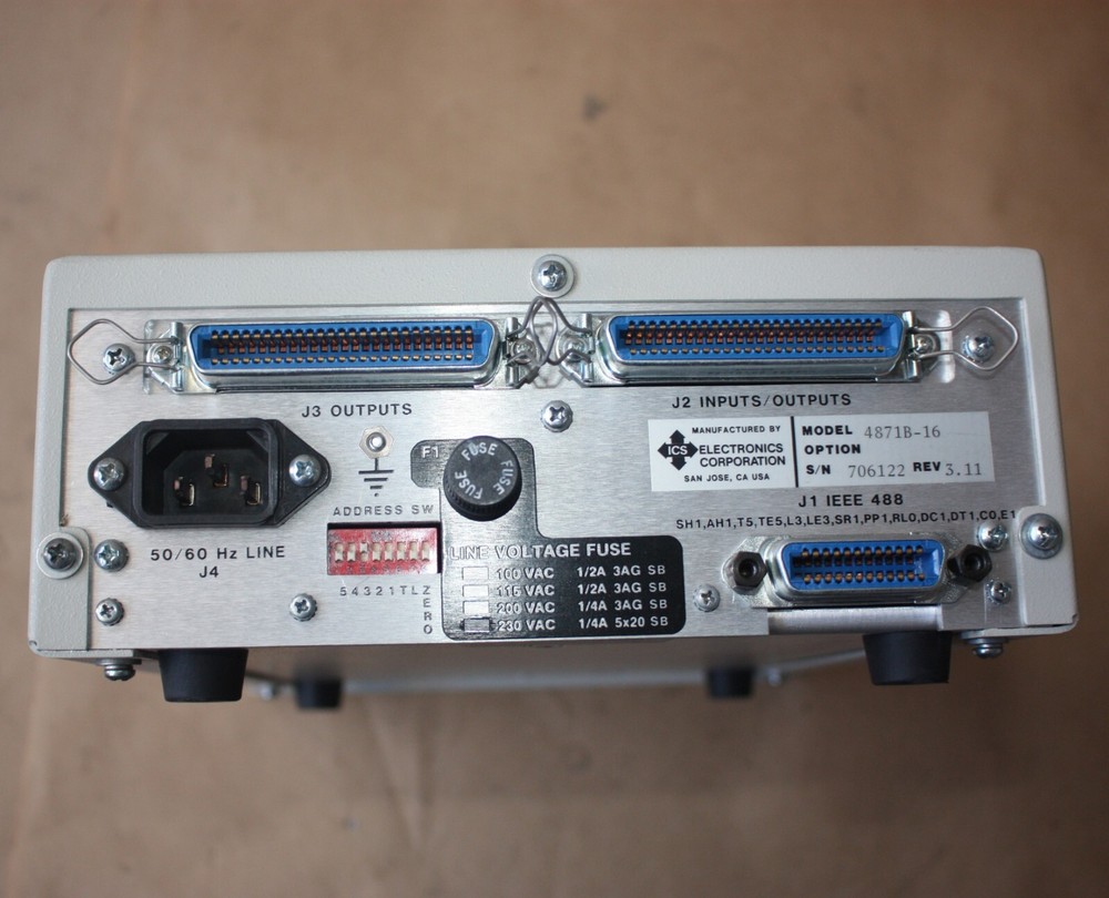 ICS Electronics Corporation IEEE488 ANALOG OUTPUT INTERFACE CONTROLLER 4871B