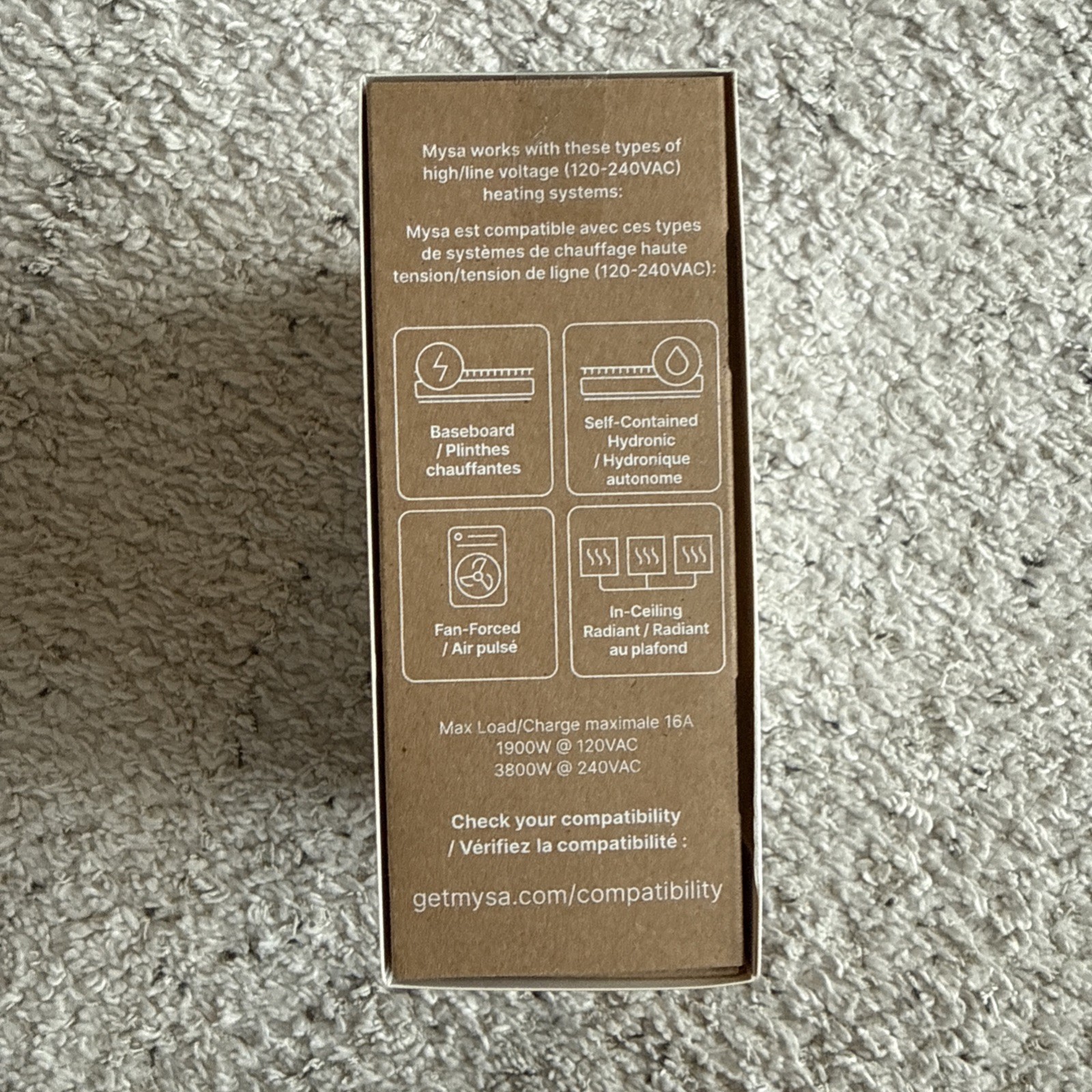 🔥 Mysa Lite Smart Thermostat for Electric Baseboard Heaters - MYSA BB V2-0-L