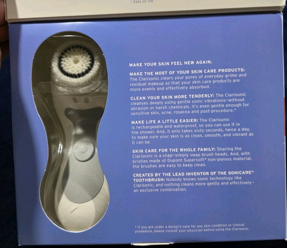 Clarisonic Skin Care System Therapy Kit Brush Head & Cleanser