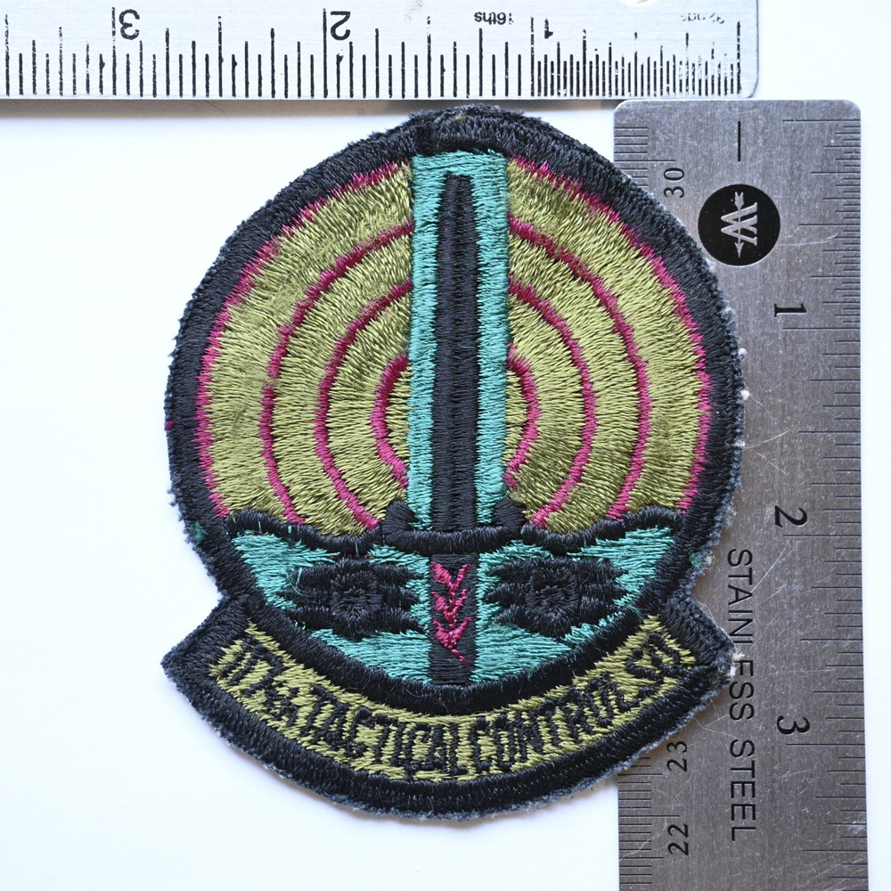 USAF 107th Tactical Control Squadron Patch 2.75 x 3.5 inch