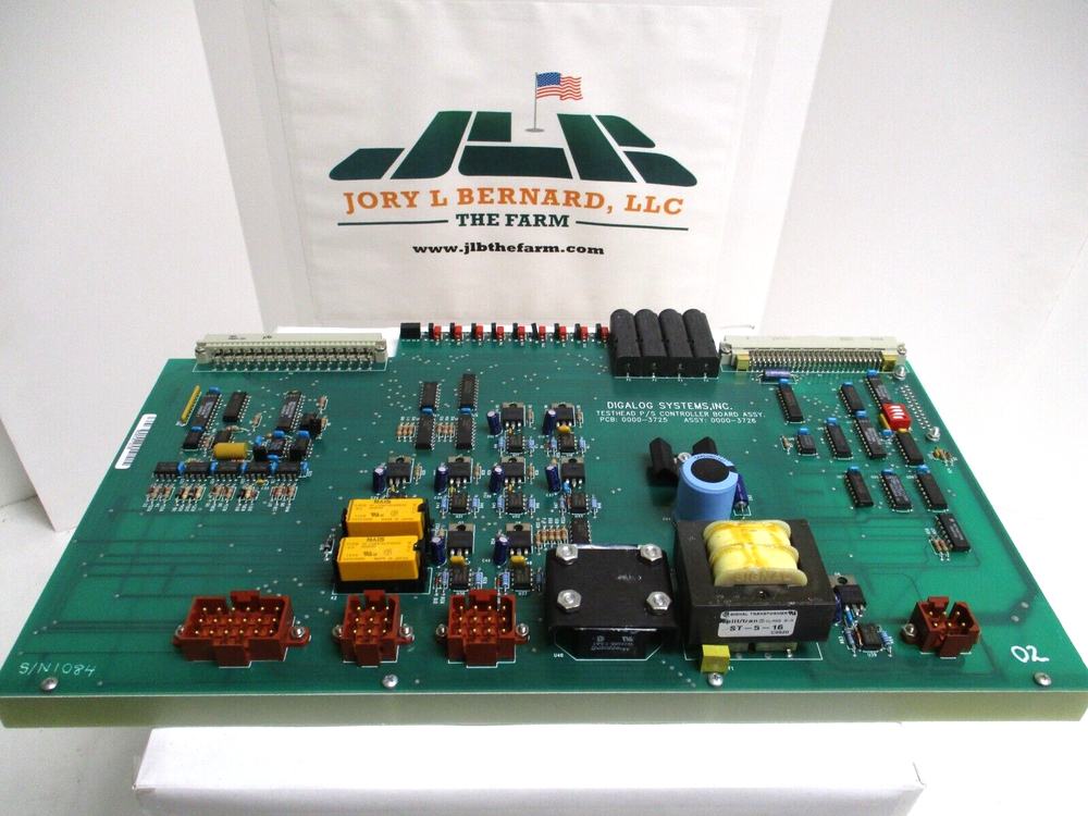 DIGALOG SYSTEMS , TEST HEAD P/S CONTROLLER , PCB-0000-3725 , USED