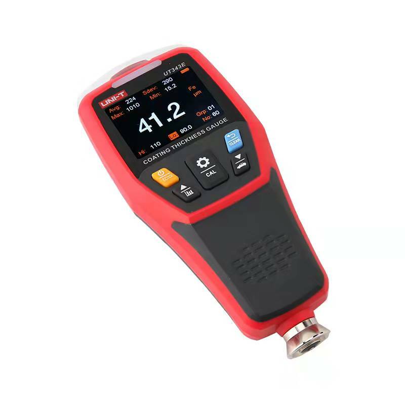 UT343E Coating Thickness Gauge Bluetooth APP 2'' Color TFT Screen