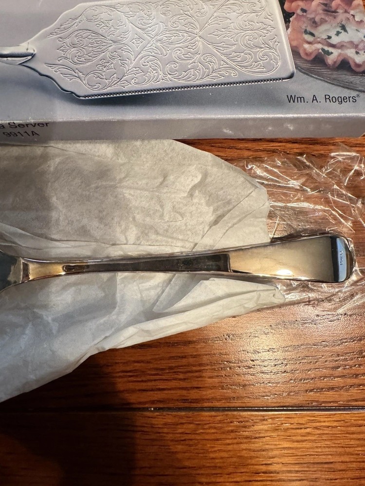 Wm A Rogers Silverplated LASAGNA SERVER New