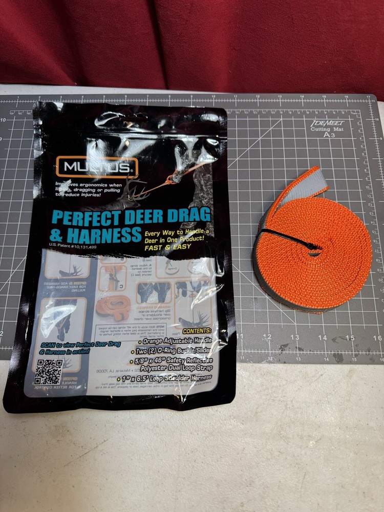MULTUS Deer  and Harness Hunting For Lifting, Dragging, Pulling *Strap Only -I