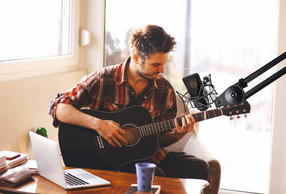 TLM 103 Shock Mount - Microphone Compatible for Neumann Medium, Black