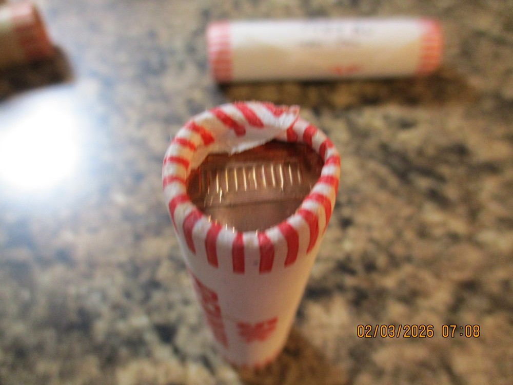 1984 OBW LINCOLN CENT ROLL TAIL-TAIL