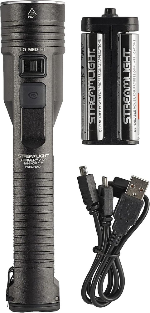 Streamlight 78100 Stinger 2020 2000-Lumen Rechargeable Professional Flashlight