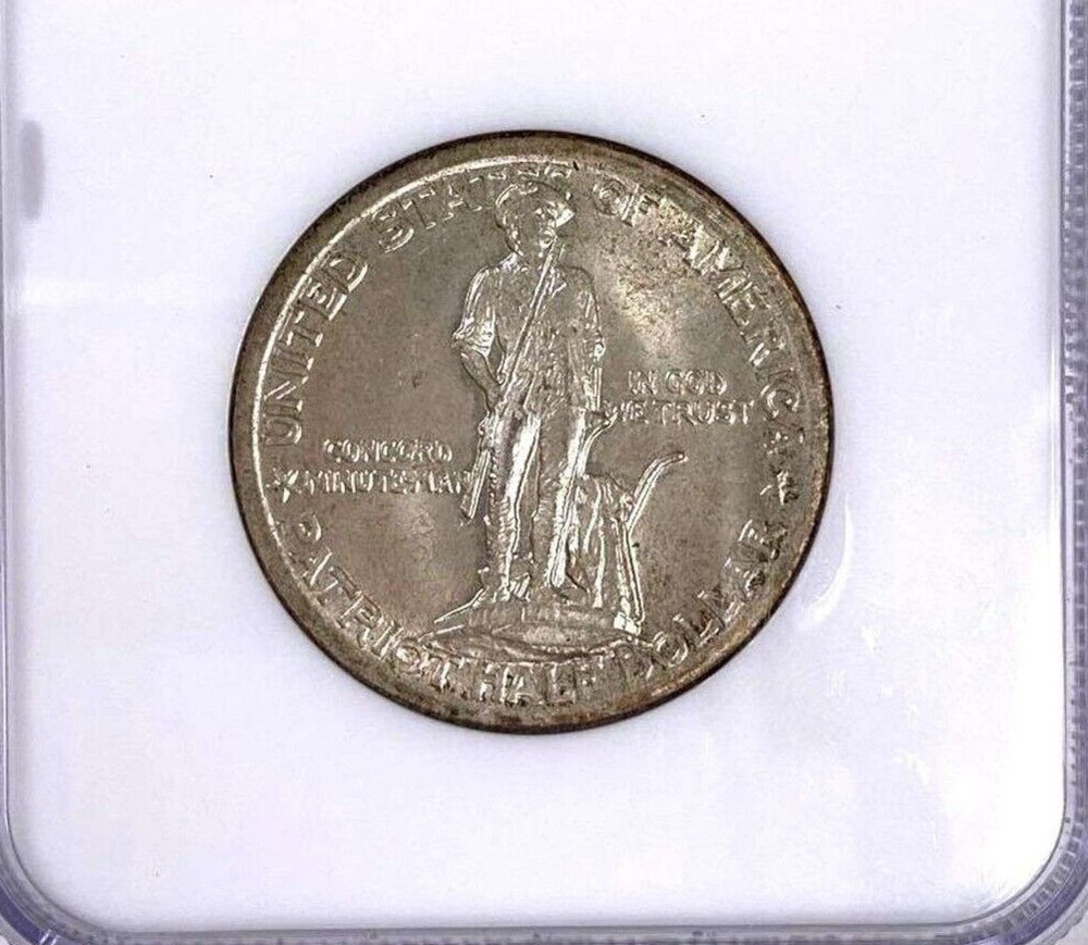 1925 Lexington Commemorative Half Dollar : NGC MS65