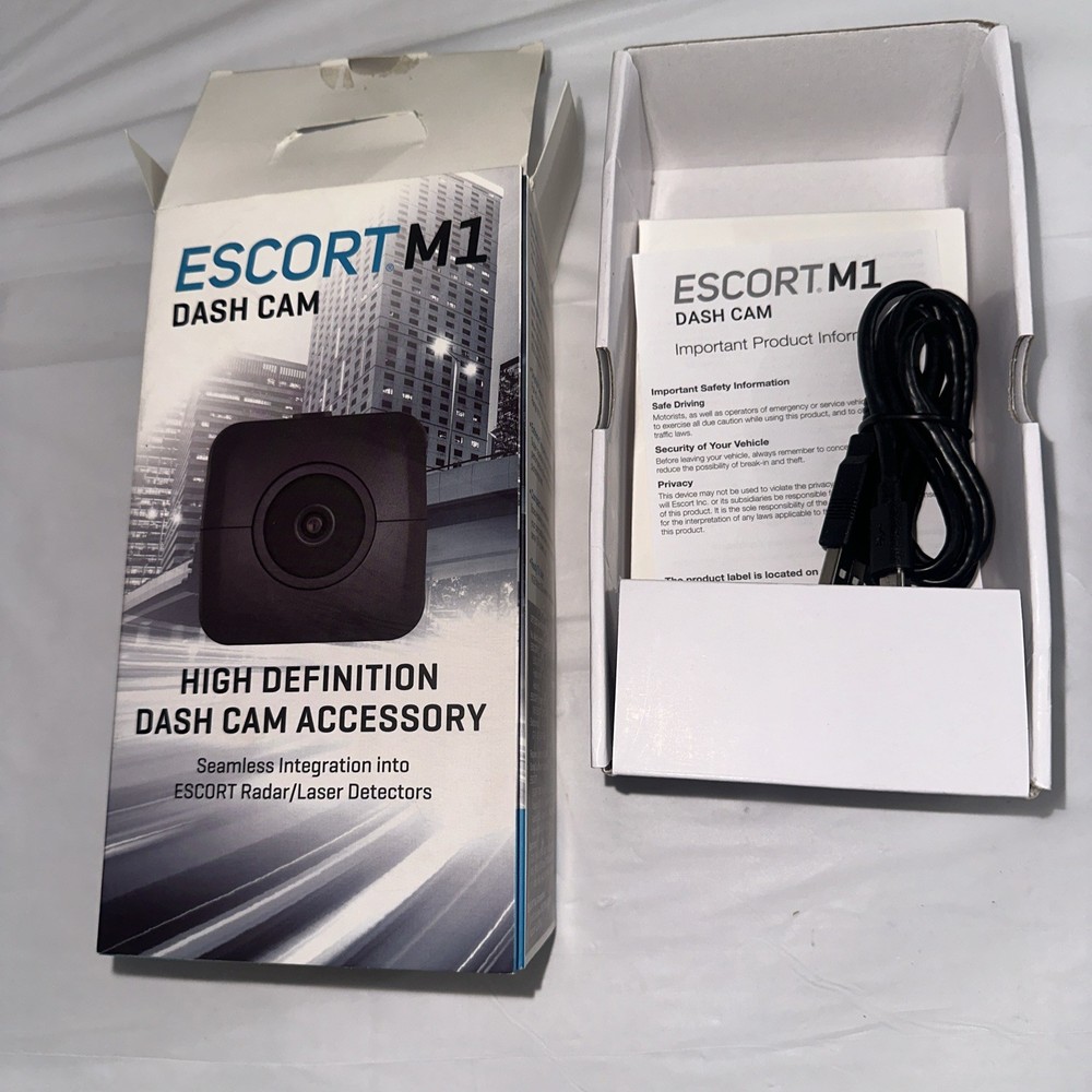 Escort MAX 360 Radar Detector GPS W/camera And case - Read Description