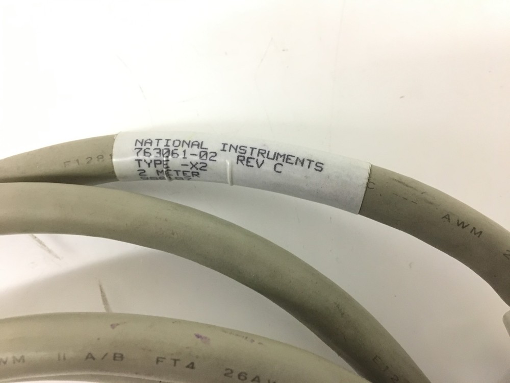 National Instruments 763061-02 Type -X2 2 Meter GPIB Interface Cable *USED*