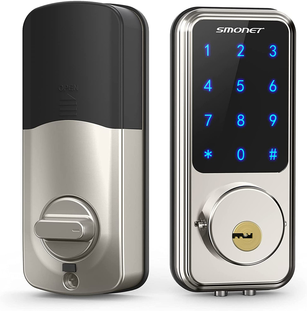Smart Door Lock Touchscreen Home Security Voice Control Airbnb lock solution