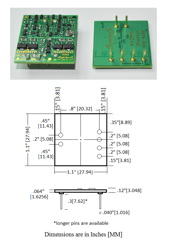Discrete Op Amp for Studio and Pro Audio use - SS2590