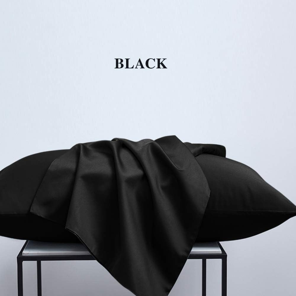 King Pillowcase Set 2 Pack Brushed Microfiber 20x36 Pillowcases Soft