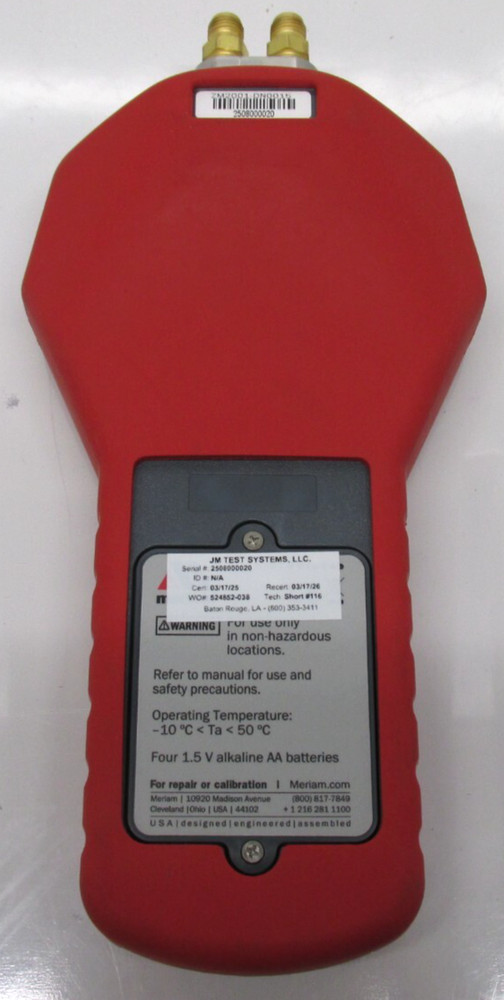 Meriam ZM2001-DN0015 Smart Manometer BR