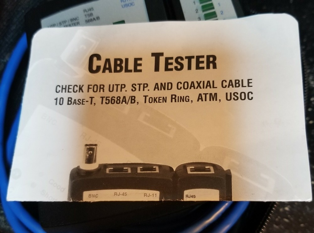 PITS-UTP-3 Continuity Network Multi Cable Tester with 20 Informative LED's