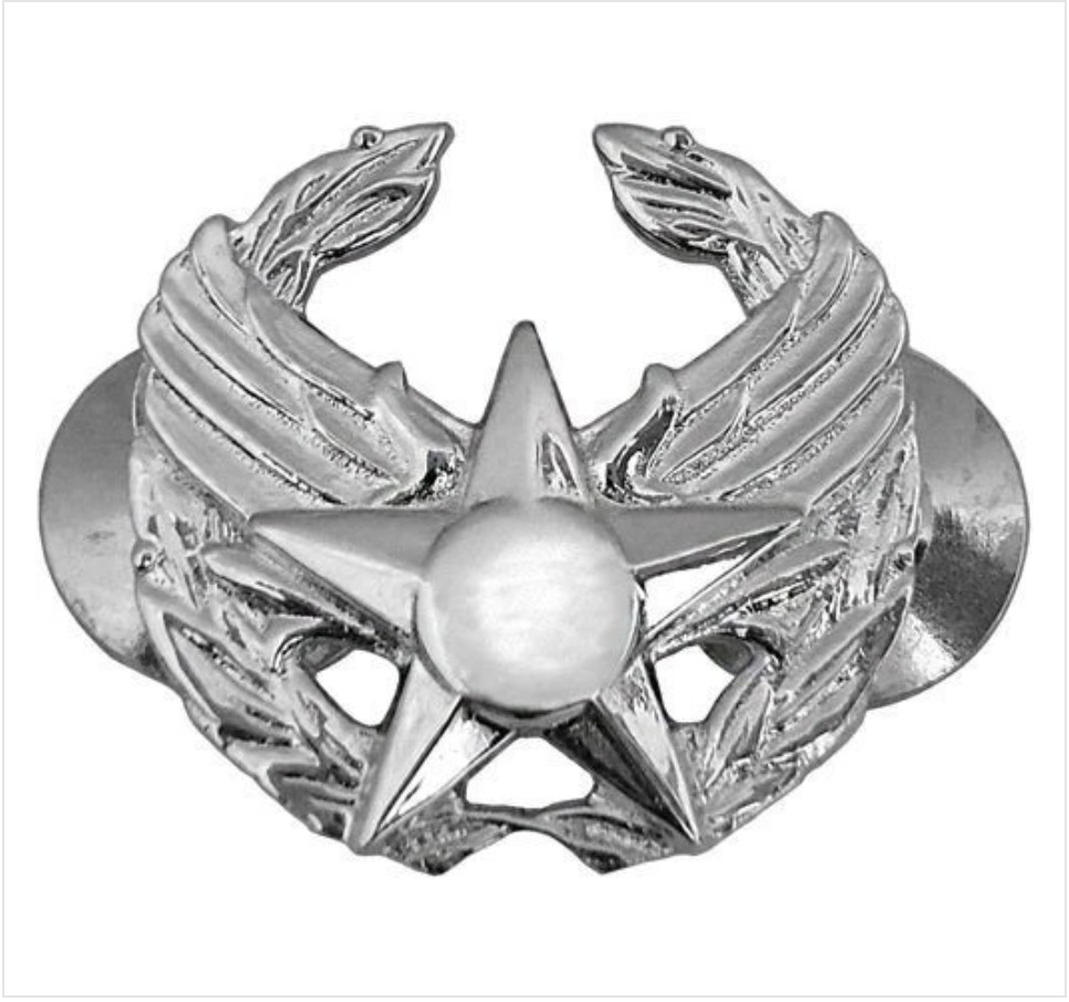 GENUINE U.S. AIR FORCE BADGE: COMMANDERS BADGE