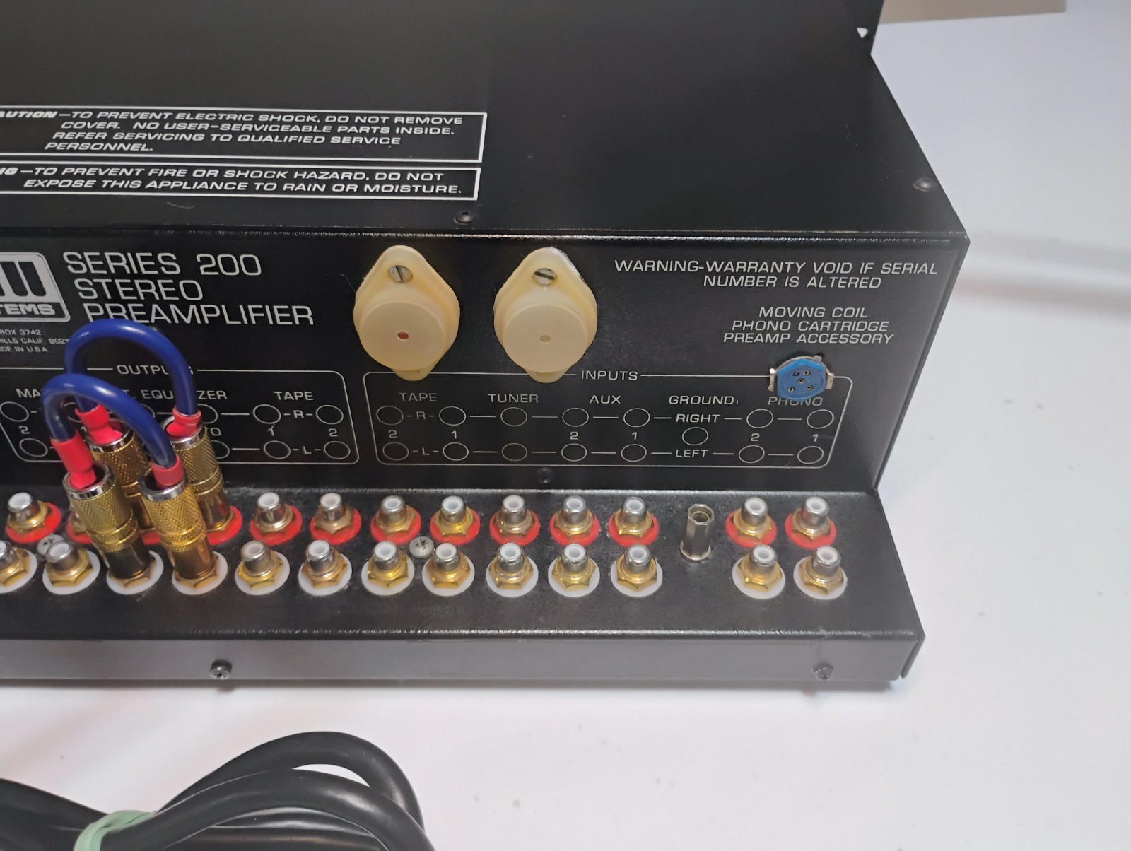 BGW 203 preamplifier (Serviced/Restored/Recapped)