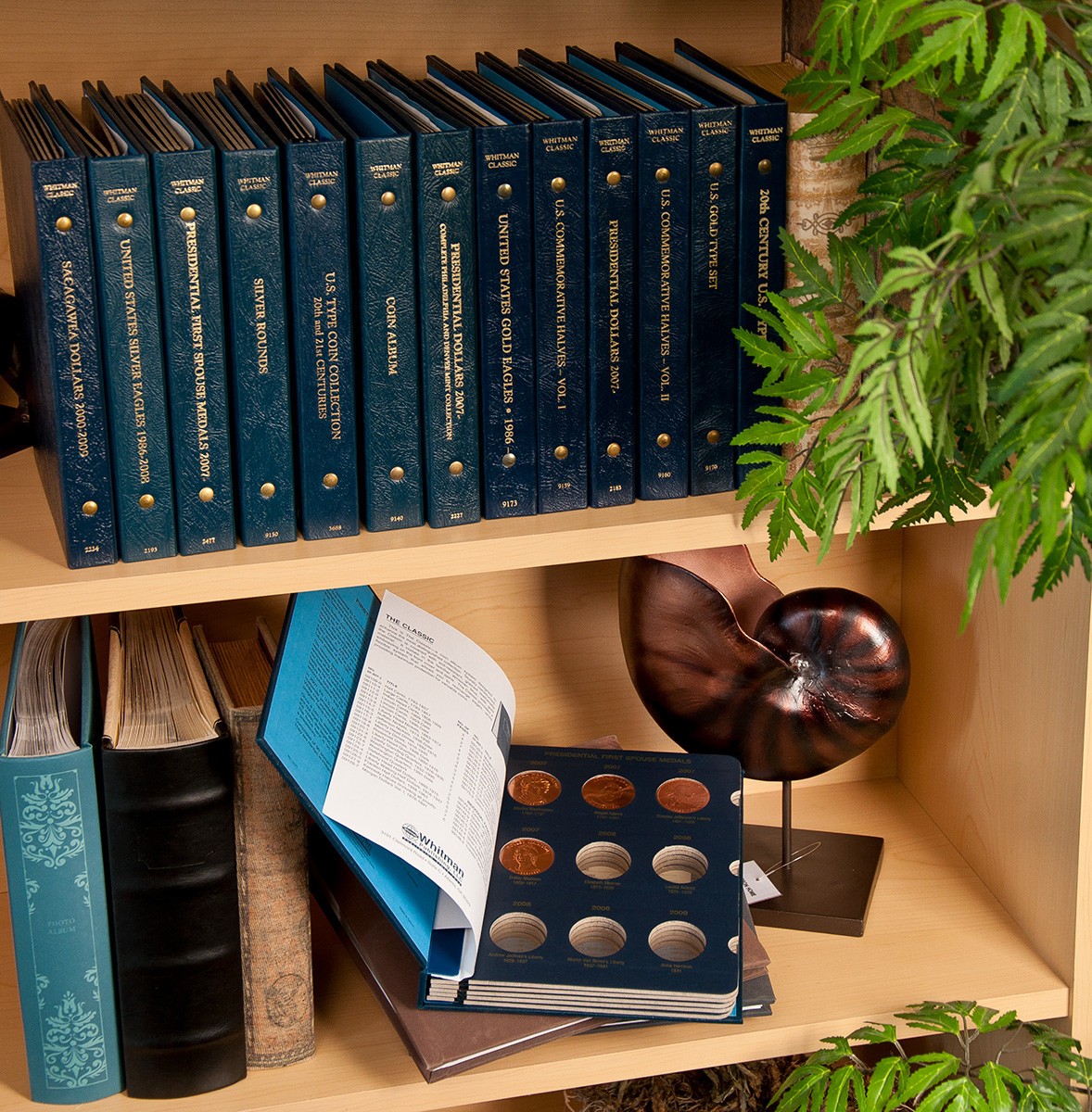 Whitman Classic® Coin Album Dated Page–Native American Dollars: '25-'26 (P,D,S)