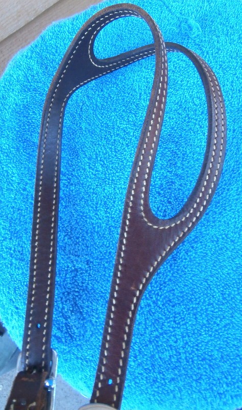 Vintage Sterling Silver 4 Concho Cheek Horse Bit Poco Headstall Rein Chains