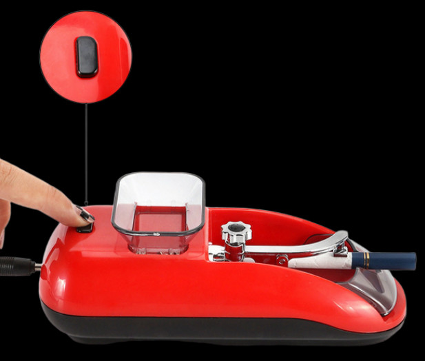 for 8MM cigarette electric Automatic filler puller machine maker red ZX-252