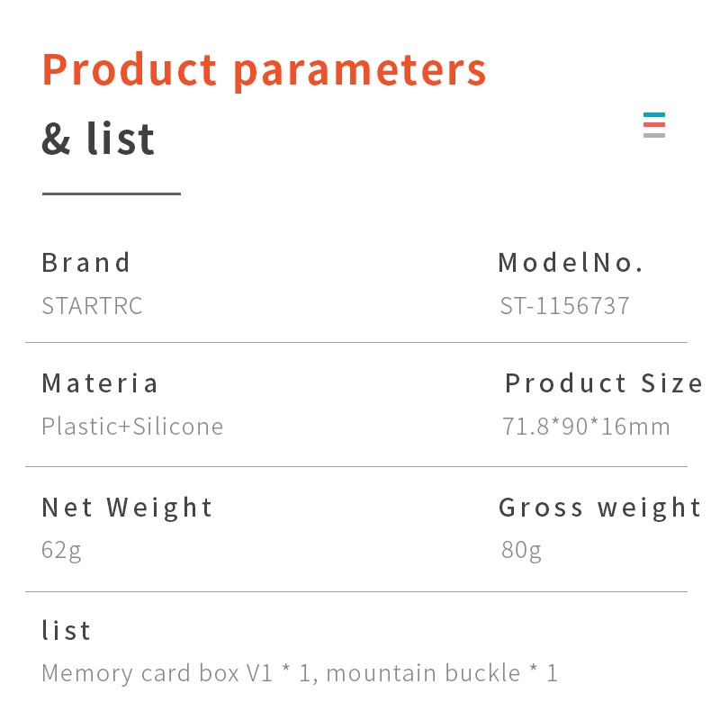 Camera SD TF Card Memory Card Storage Box Waterproof Case for DJI/Insta 360