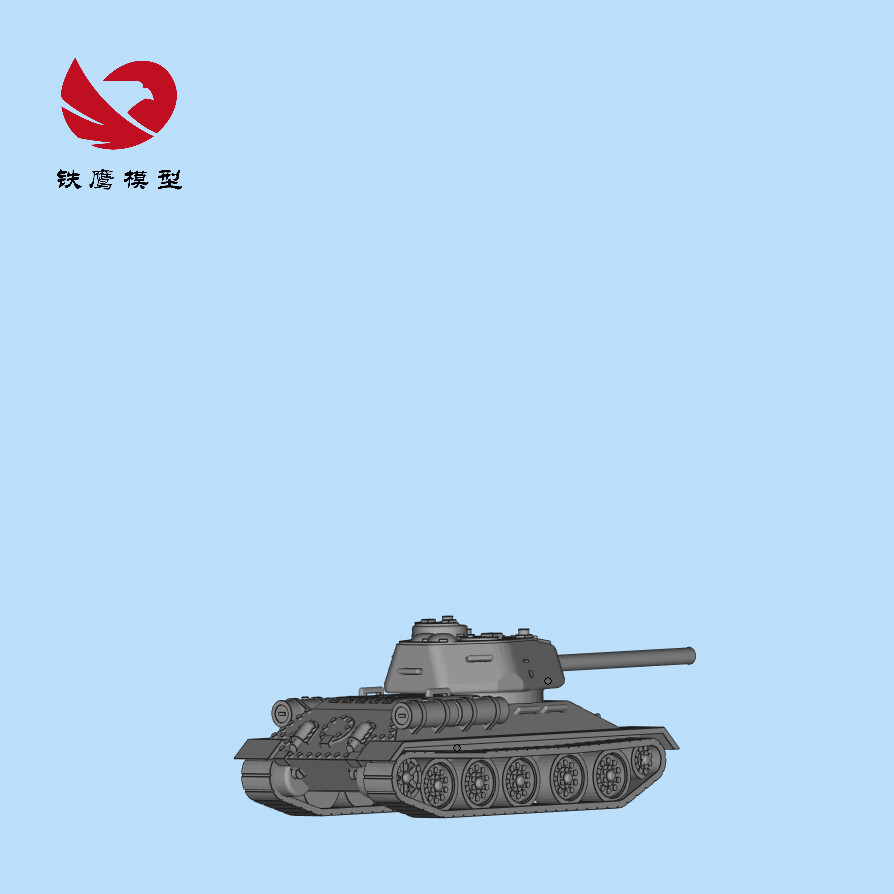 3D Printed 1/72/87/144 Soviet T34/85 Medium Tank Unpainted Model Kit 🔥