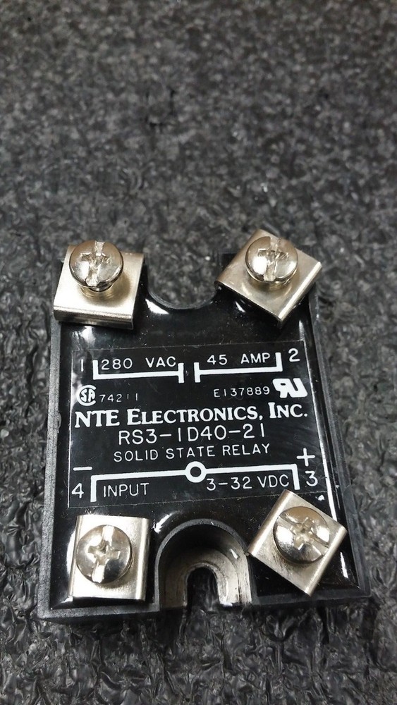 NTE Electronics RS3-D40-2 Solid State Relay with Heatsink