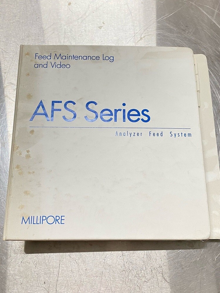 Millipore AFS 300 Analyzer Feed System With VHS - Users Guide / Manual