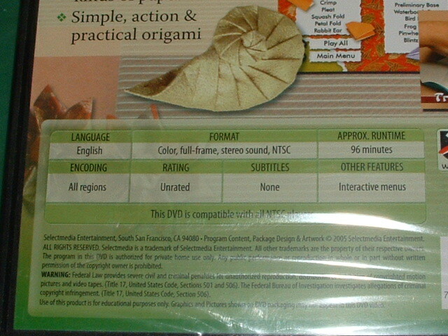 Easy Origami (Selectmedia DVD)