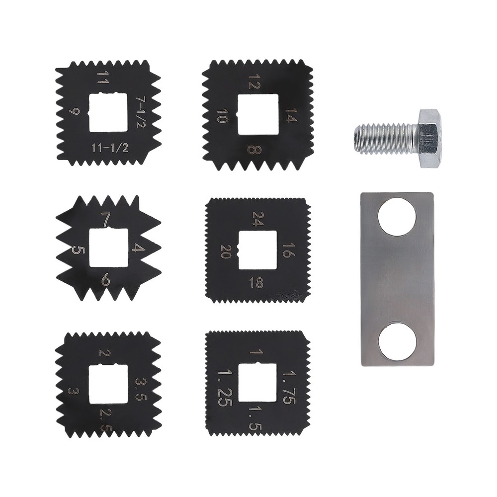 Universal Outside Thread Chaser 7402 External Thread Repair Tool Carbon Set